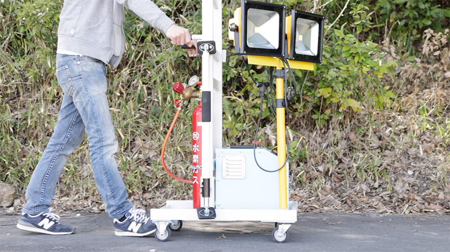 燃料電池の特徴3持ち運び可能